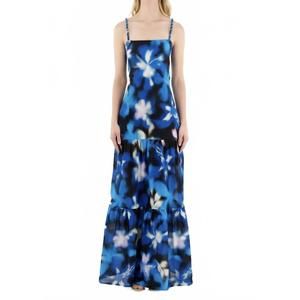 NEW ESPECIA symphony long dress in blue
